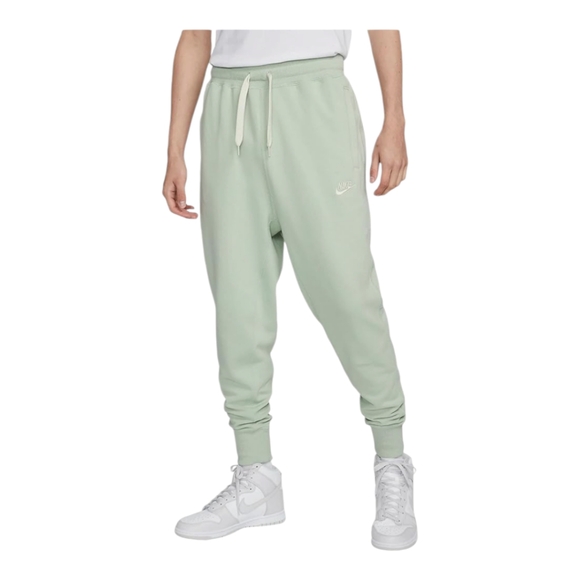Nike Fleece Joggers Mens Green Medium Pockets Embroidered Logo Drawstring - Picture 12 of 12